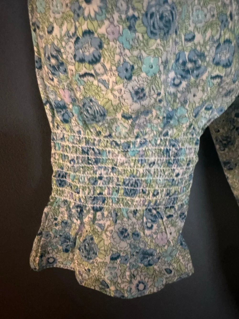 J.‎ Crew x Liberty London Puff-sleeve Amelie Floral Blouse Top
